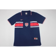 USA 1995 Away Dark Blue Soccer Jerseys